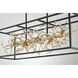 Canada LED 11.75 inch Gold Chandelier Ceiling Light